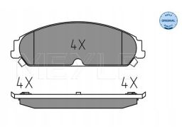 025 241 6417/W Klocek Hamulcowy Kpl. Przód , Pasuje Do: Chrysler 300C,