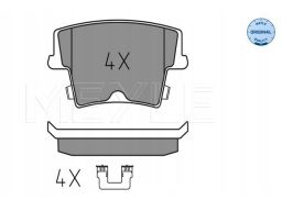 025 241 6318 Klocek Hamulcowy Kpl. Tył , Pasuje Do: Chrysler 300C, Dod