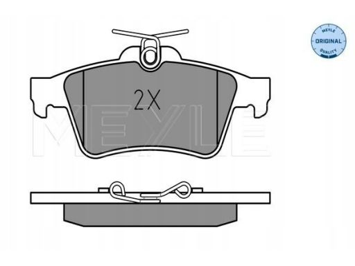 025 241 3716 Klocek Hamulcowy Kpl. Tył , Pasuje Do: Cadillac Bls, Citr
