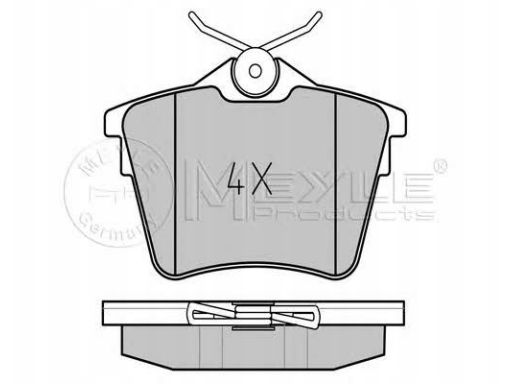 025 241 3517 Klocek Hamulcowy Kpl. Tył , Pasuje Do: Citroen C5 Iii,
