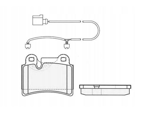 025 240 9717/Pd Klocek Hamulcowy Kpl. Tył , Pasuje Do: Vw Touareg 2.5D