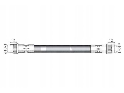 853758 Przewód Ham. Elast. Peugeot T. 106 1,0-1 Nk