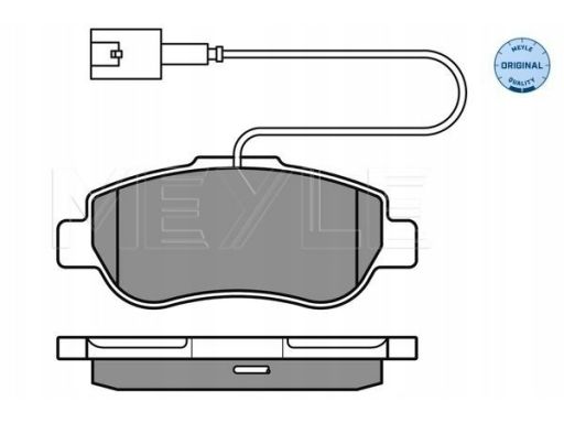 025 240 7217/W Klocek Hamulcowy Kpl. Przód , Pasuje Do: Fiat 500, 500