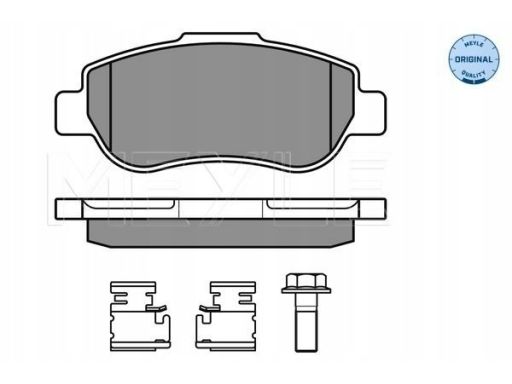 025 240 7217/W Klocek Hamulcowy Kpl. Przód , Pasuje Do: Fiat 500, 500