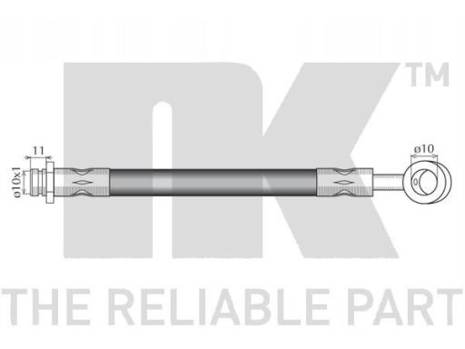 853411 Przewód Ham. Elast. Hyundai P. Accent 94 Nk