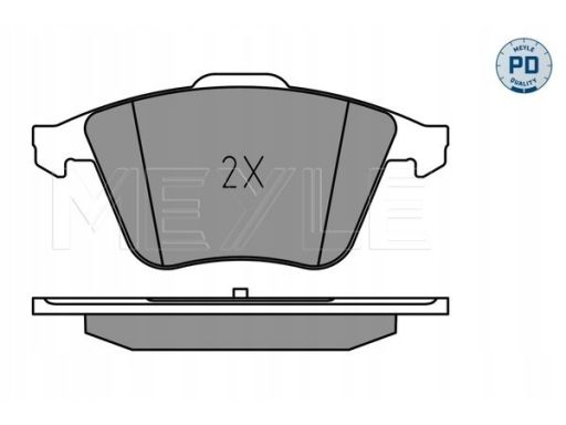 025 240 2120/Pd Klocek Hamulcowy Kpl. Przód , Pasuje Do: Audi A3, Tt,