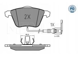 025 240 2120/Pd Klocek Hamulcowy Kpl. Przód , Pasuje Do: Audi A3, Tt,