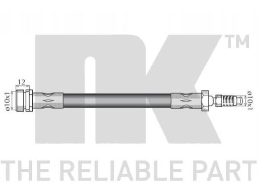 853247 Przewód Ham. Elast. Mazda P. 3/5 03- Nk