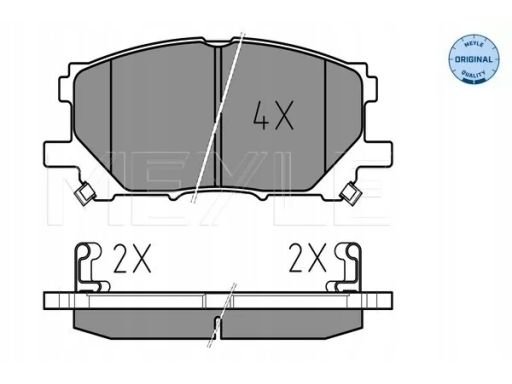025 239 8916 Klocek Hamulcowy Kpl. Przód , Pasuje Do: Lexus Gs, Rc, Rx