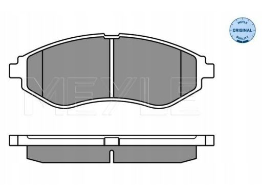 025 239 7417 Klocek Hamulcowy Kpl. Przód , Pasuje Do: Chevrolet Aveo /