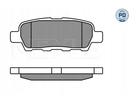 025 238 7114/Pd Klocek Hamulcowy Kpl. Tył , Pasuje Do: Infiniti Fx, G,