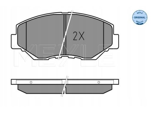 025 238 6817 Klocek Hamulcowy Kpl. Przód (Z Podkładką Wytłumiającą),