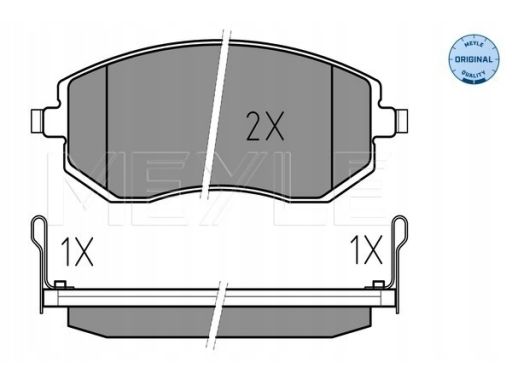 025 238 6517/W Klocek Hamulcowy Kpl. Przód , Pasuje Do: Subaru Brz,