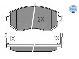 025 238 6517/W Klocek Hamulcowy Kpl. Przód , Pasuje Do: Subaru Brz,