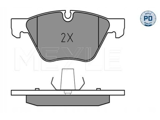 025 237 9420/Pd Klocek Hamulcowy Kpl. Przód (Z Podkładką Wytłumiającą)