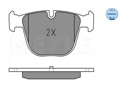 025 237 3017 Klocek Hamulcowy Kpl. Tył , Pasuje Do: Bmw 1 (E82), 3 (E9