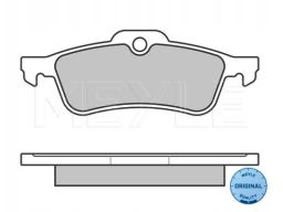 025 237 1616 Klocek Hamulcowy Kpl. Tył , Pasuje Do: Mini (R50, R53), (
