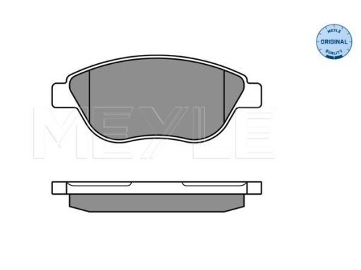 025 237 0919/W Klocek Hamulcowy Kpl. Przód , Pasuje Do: Abarth 500 / 5