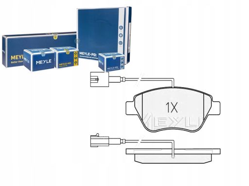025 237 0517/W Klocek Hamulcowy Kpl. Przód , Pasuje Do: Alfa Romeo Mit