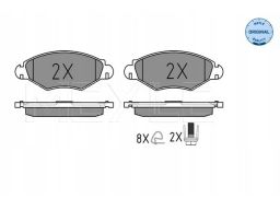 025 235 9718 Klocek Hamulcowy Kpl. Przód , Pasuje Do: Nissan Kubistar,