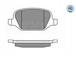 025 236 0113/Pd Klocek Hamulcowy Kpl. Tył , Pasuje Do: Abarth 500 / 59