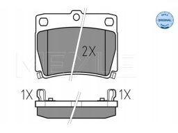 025 235 9315/W Klocek Hamulcowy Kpl. Tył , Pasuje Do: Ford Escort V,