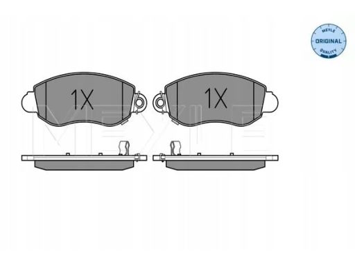 025 235 7718/W Klocek Hamulcowy Kpl. Przód , Pasuje Do: Ford Transit
