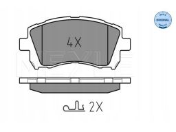 025 235 5817/W Klocek Hamulcowy Kpl. Przód (Z Podkładką Wytłumiającą),