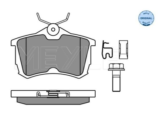 025 235 2714/W Klocek Hamulcowy Kpl. Tył , Pasuje Do: Honda Accord Vi,
