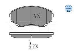 025 235 1516/W Klocek Hamulcowy Kpl. Przód , Pasuje Do: Mazda E, Mpv I