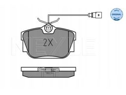 025 234 4616/W Klocek Hamulcowy Kpl. Tył (Z Podkładką Wytłumiającą),