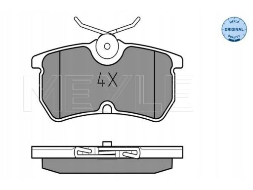 025 233 5314 Klocek Hamulcowy Kpl. Tył , Pasuje Do: Ford Fiesta, Fiest