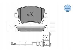 025 233 2617/W Klocek Hamulcowy Kpl. Tył , Pasuje Do: Audi A6 C6, Vw