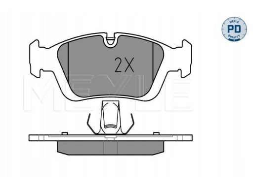 025 232 8717/Pd Klocek Hamulcowy Kpl. Przód , Pasuje Do: Bmw 3 (E36),