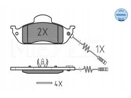 025 231 9317/W Klocek Hamulcowy Kpl. Przód , Pasuje Do: Mercedes M (W1
