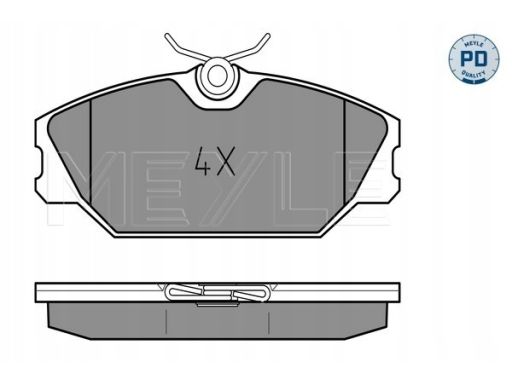 025 231 7218/Pd Klocek Hamulcowy Kpl. Przód , Pasuje Do: Renault Clio