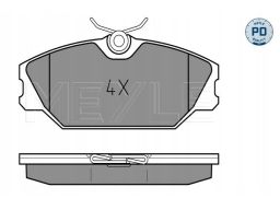 025 231 7218/Pd Klocek Hamulcowy Kpl. Przód , Pasuje Do: Renault Clio