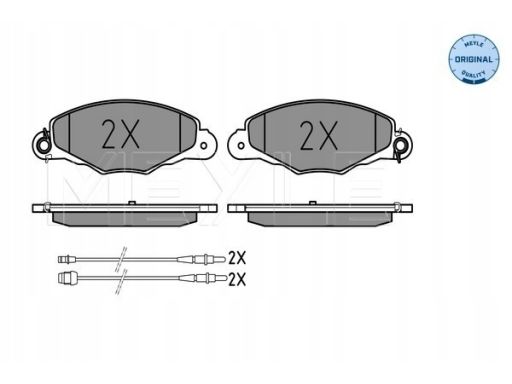 025 231 3518/W Klocek Hamulcowy Kpl. Przód , Pasuje Do: Citroen Xantia