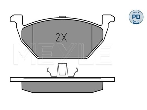 025 231 3019/Pd Klocek Hamulcowy Kpl. Przód (Z Podkładką Wytłumiającą)