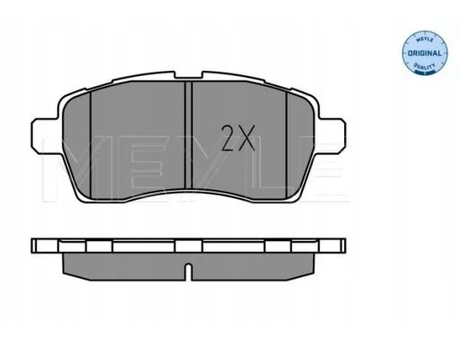 025 228 5015 Klocek Hamulcowy Kpl. Przód (Z Podkładką Wytłumiającą),