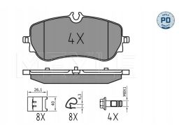 025 228 0219/Pd Klocek Hamulcowy Kpl. Tył , Pasuje Do: Man Tge, Vw Ama