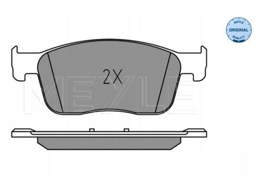 025 225 9417 Klocek Hamulcowy Kpl. Przód (Z Podkładką Wytłumiającą),