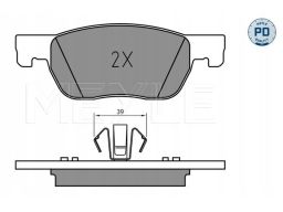 025 223 4220/Pd Klocek Hamulcowy Kpl. Przód (Z Podkładką Wytłumiającą)