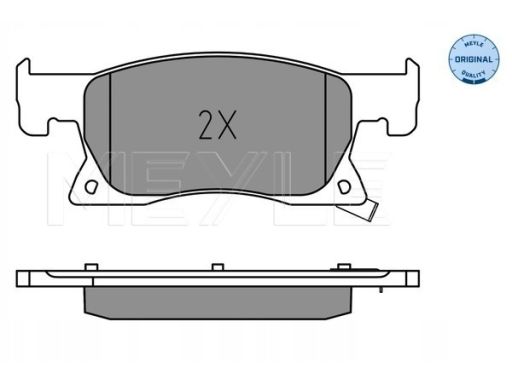 025 223 4220 Klocek Hamulcowy Kpl. Przód (Z Podkładką Wytłumiającą),