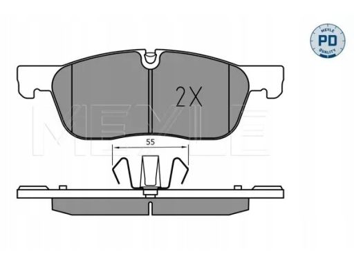 025 221 4519/Pd Klocek Hamulcowy Kpl. Przód (Z Podkładką Wytłumiającą)