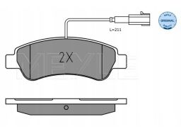 025 220 4119 Klocek Hamulcowy Kpl. Tył , Pasuje Do: Citroen Jumper Ii,