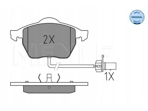 025 218 4919/W Klocek Hamulcowy Kpl. Przód , Pasuje Do: Ford Galaxy I,