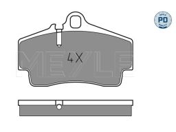 025 217 9216/Pd Klocek Hamulcowy Kpl. Tył , Pasuje Do: Porsche 911, 91