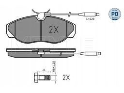 025 217 9719/Pd Klocek Hamulcowy Kpl. Przód , Pasuje Do: Citroen Jumpe
