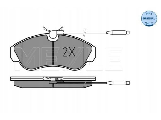 025 217 9919/W Klocek Hamulcowy Kpl. Przód , Pasuje Do: Citroen Jumper
